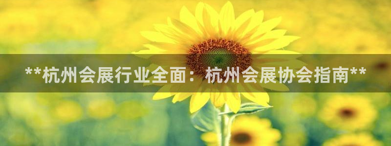 果博公司怎么注册会员：**杭州会展行业全面：杭州会展协会指南**