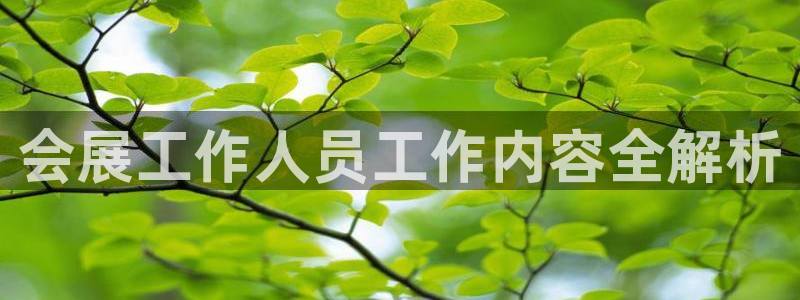 下载果博博东方：会展工作人员工作内容全解析